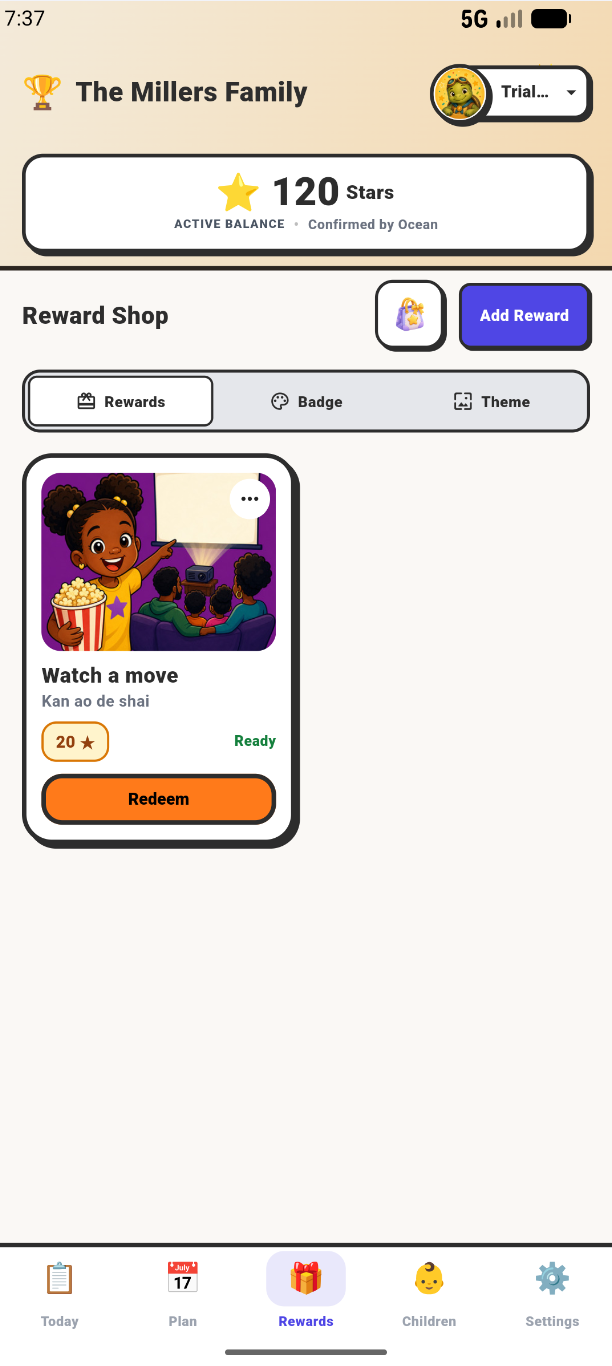 Reward Shop